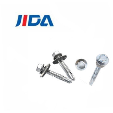 C1022a Sắt mặt bích bằng kim loại Truss Đầu vít tự khoan Hex để xây dựng
