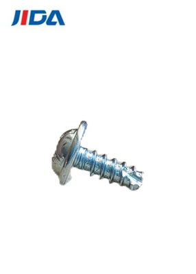 Máy khai thác đầu phẳng Allen Trục vít ST3x8 Kẽm trắng xanh
